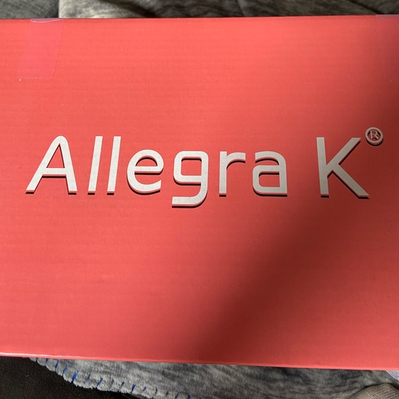 Allegra K Purple Lace up Heels, Size 7.5 - Picture 3 of 9